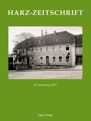 cover image of Harz-Zeitschrift